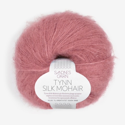 Sandnes Tynn Silk Mohair 4244 Dark Old Rose
