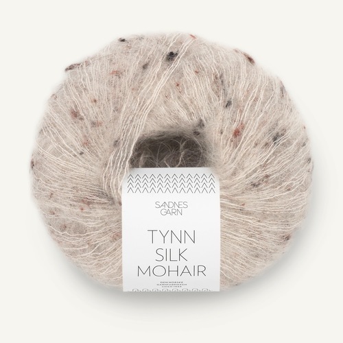 Sandnes Tynn Silk Mohair 2600 Greige Tweed
