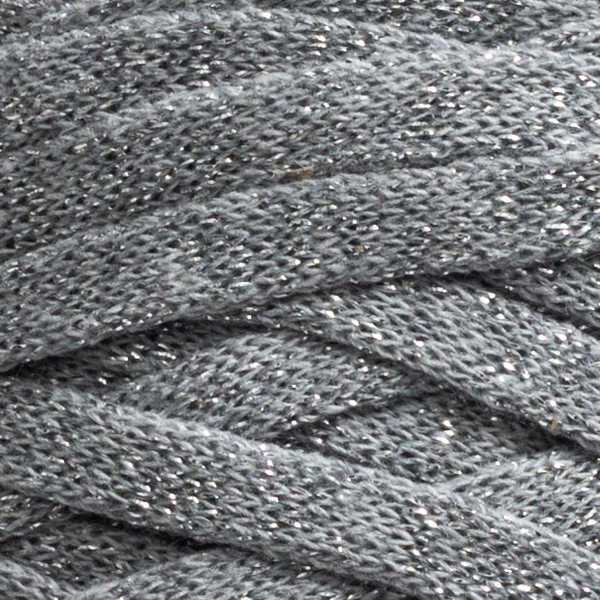 Hoooked Ribbon XL Lurex 64 Silver Glitter