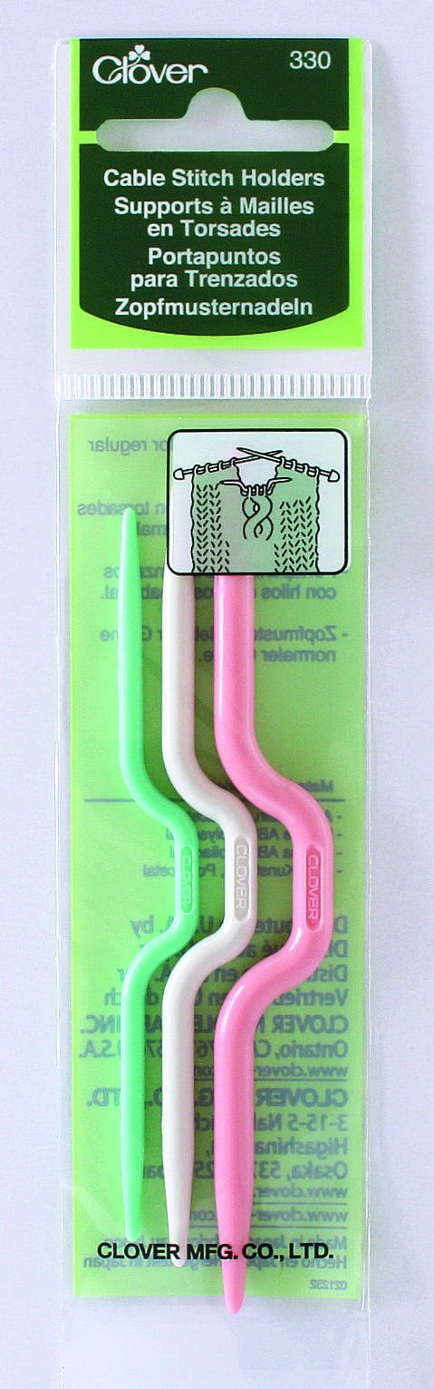 Clover Cable needles (small, medium, large)