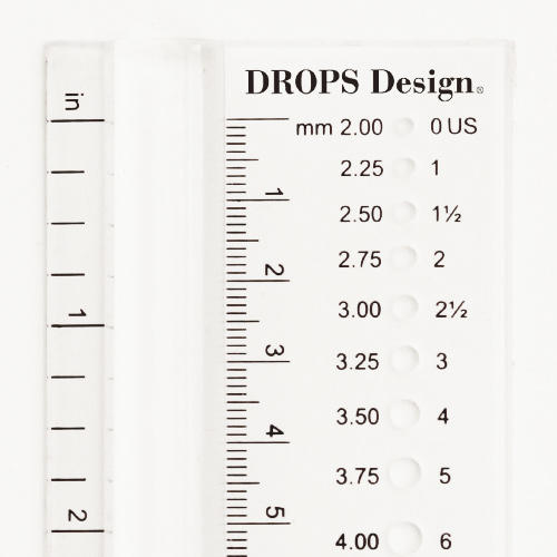 DROPS Knitting Gauge (2.00-12.00 mm)