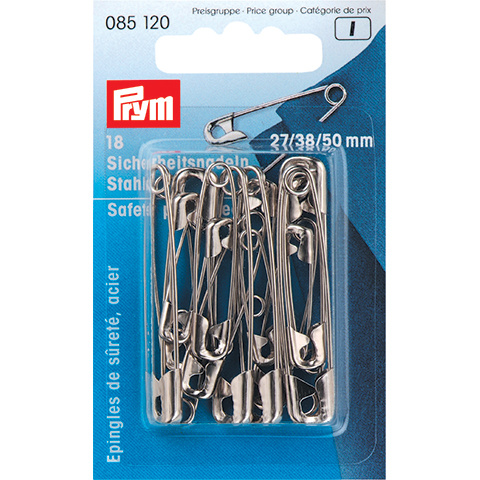 Prym Safety pins, 18 assorted pcs