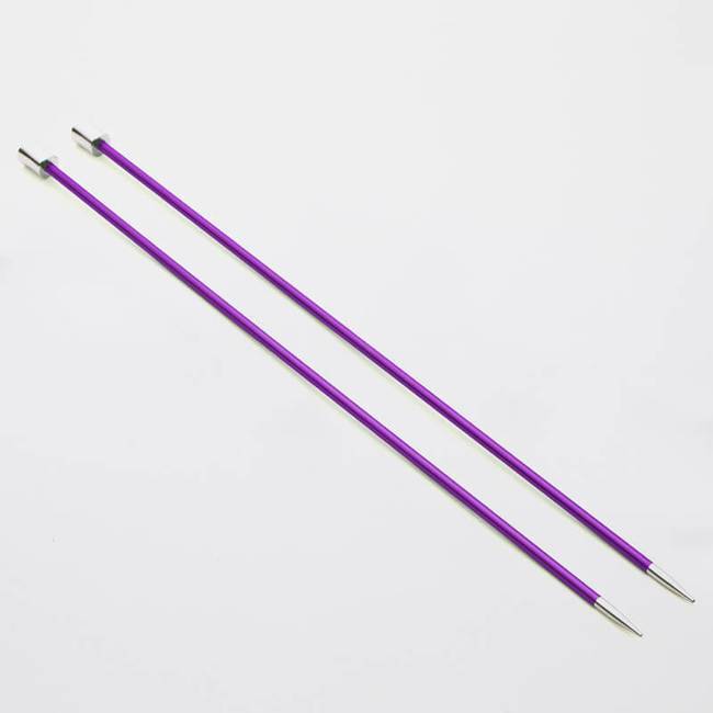 KnitPro Zing Single Pointed Needle Set 30 cm, 4.5 mm