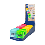 STAEDTLER Double Container Pencil Sharpener, ass. colors