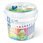 STAEDTLER Buddy Farveblyanter & Blyantspidsere, 36 + 3 stk