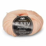 Svarta Fåret Baby Merino 40 Pudderrosa