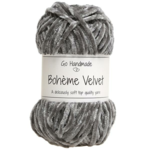 Go Handmade Bohéme Velvet Dobbelt 17625 Mørkegrå
