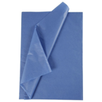 Silkepapir, 50 x 70 cm, 14 g, 25 ark Blå