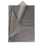Silkepapir, 50 x 70 cm, 14 g, 25 ark Grå