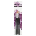 Gold Line Paintbrushes Round 2-7 mm, 5 pcs