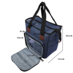 Knitting Bag Rectangular Navy