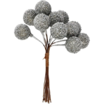 Artificial berries, 15 mm, 12 pcs