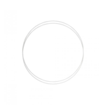 Metal ring White 2 pcs 20 cm