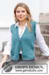 215-38 Vermillion Lake Vest by DROPS Design