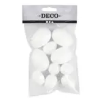 Polystyrene Eggs, 10 pcs