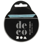 Velvet Ribbon 10 m Light Blue