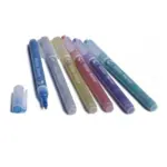 Stone Marker with glitter, 6 pcs. Ass.