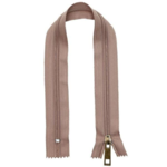 Go Handmade Nylon Zipper 40 cm, Beige