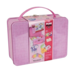 Plus-Plus LARGE in Metal Suitcase, Pastel Mix, 70 pcs