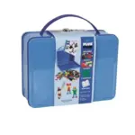 Plus-Plus Metal Suitcase, Basic Mix, 600 pcs