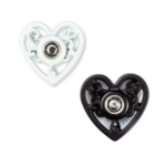 Prym Snap Fasteners Hearts, 2 pcs