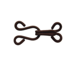 Prym Fur hooks and eyes Grey Dark Brown