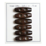 Go Handmade Duffle 35 mm, 6 pcs Dark Brown