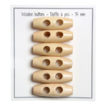 Go Handmade Duffle 35 mm, 6 pcs Natural