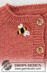 42-4 Little Bee Cardigan by DROPS Design
