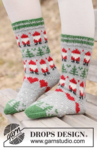 44-20 Christmas Time Socks by DROPS Design