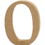 Number, MDF, 13 cm, 1 pcs
