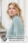 243-14 Sea Foam Sweater by DROPS Design