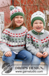44-14 Christmas Time Sweater by DROPS Design