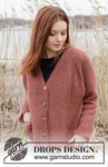 245-21 Copper River Cardigan by DROPS Design