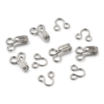 LindeHobby Hooks, Silver, 5 sets