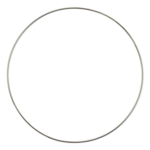 HobbyArts Metal Ring Silver 25 cm