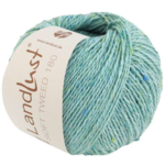 Landlust Soft Tweed 180 120 Turquoise mottled