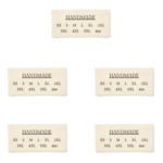 Handmade with sizes Adult sizes