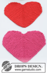 0-1622 Heart Coasters by DROPS Design