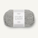 Sandnes Double Sunday 1042 Gray Melange